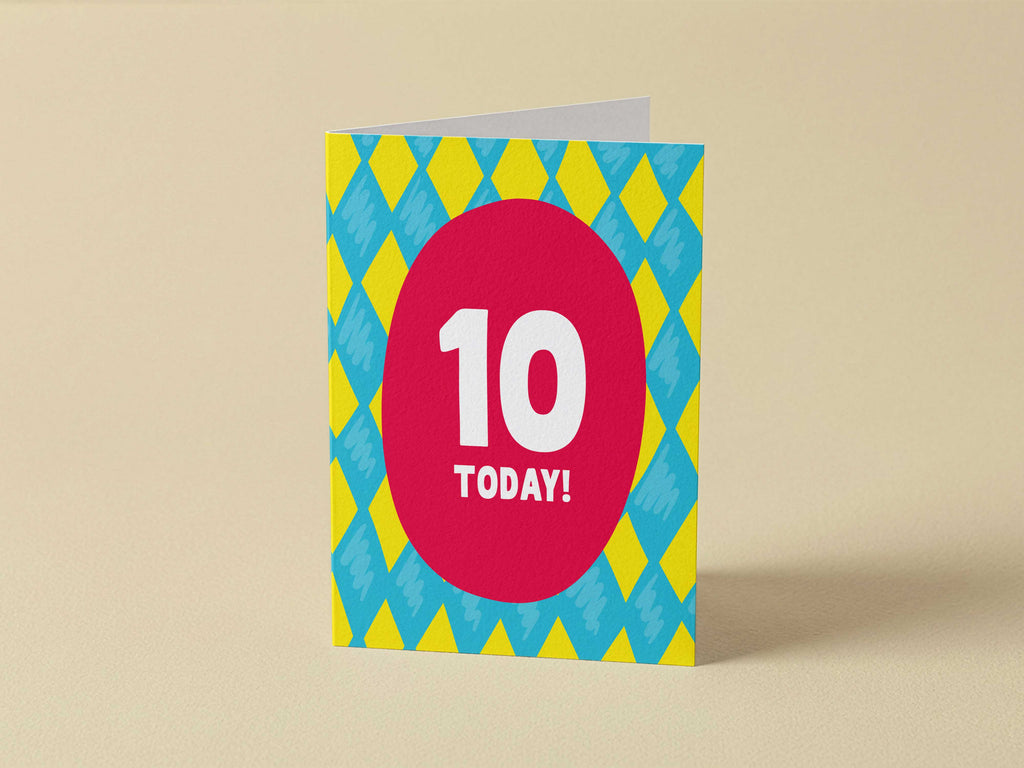 Boy Age 10 Card