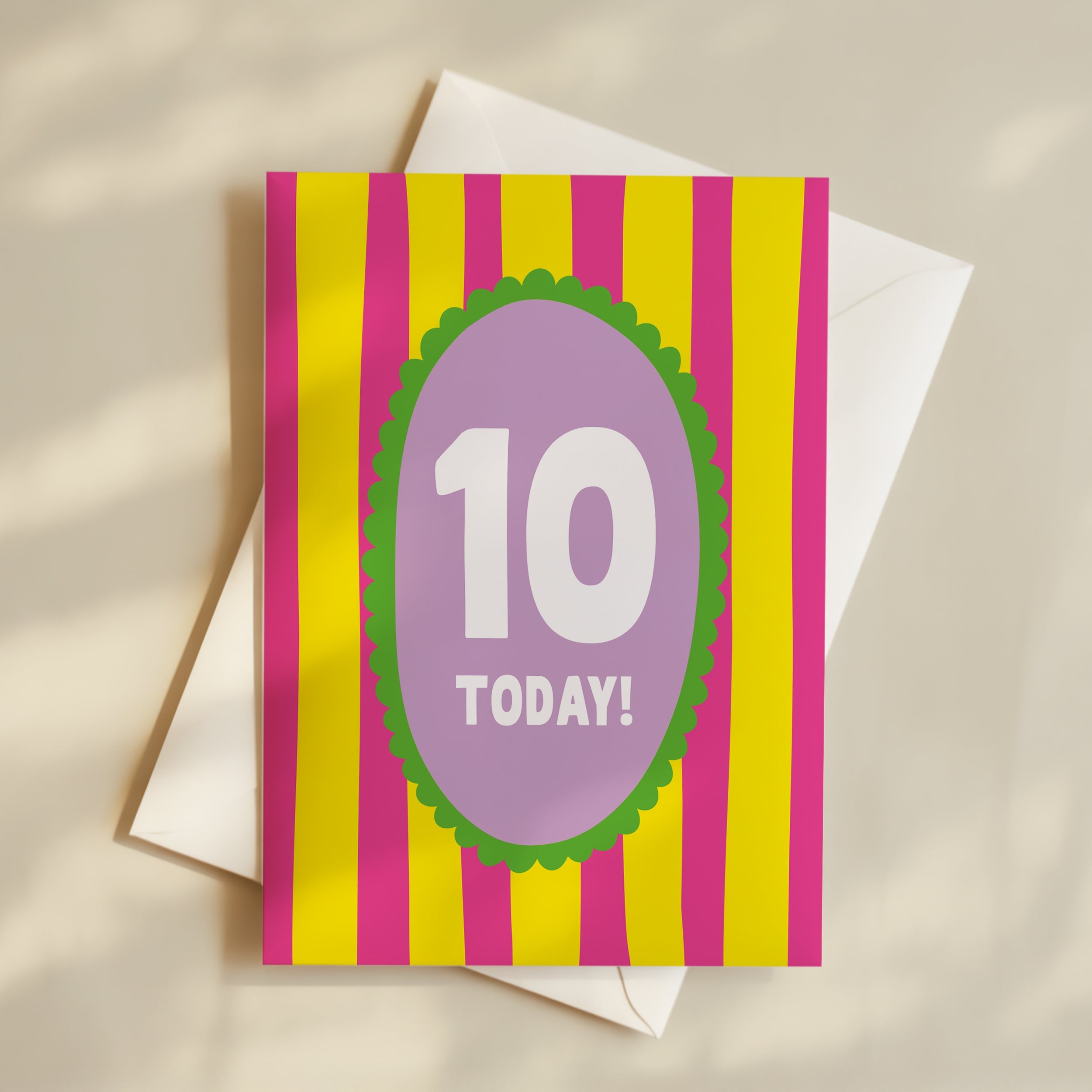 Girl Age 10 Card
