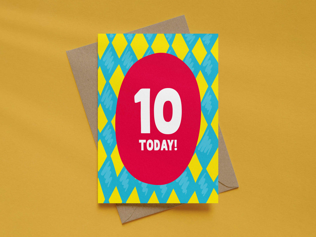 Boy Age 10 Card