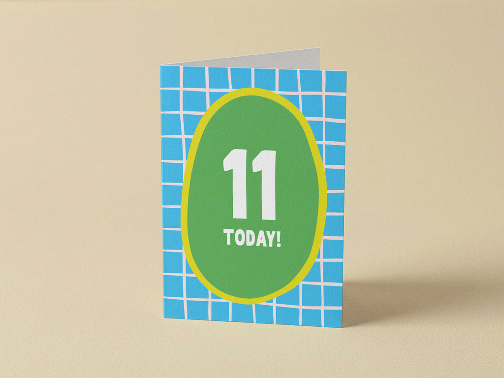 Boy Age 11 Card