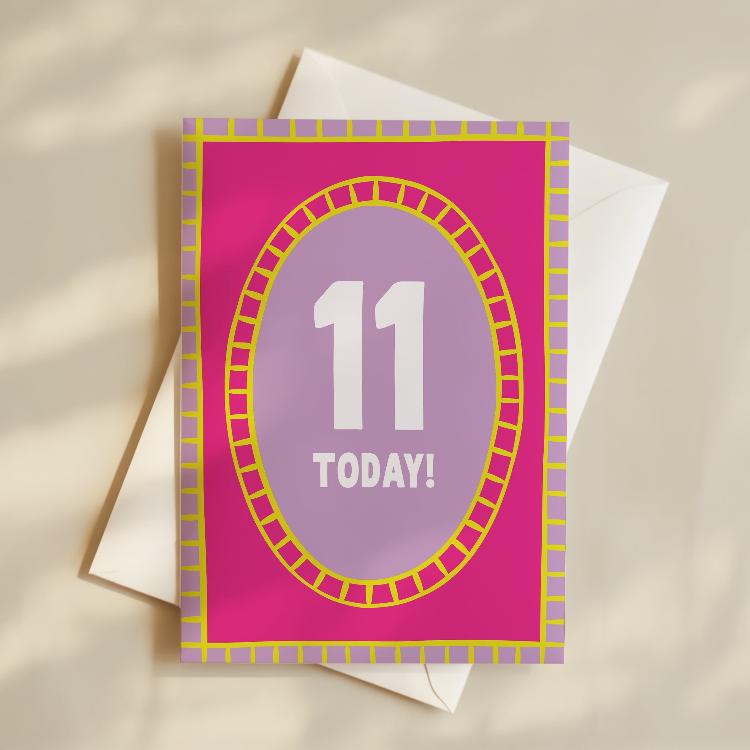 Girl Age 11 Card
