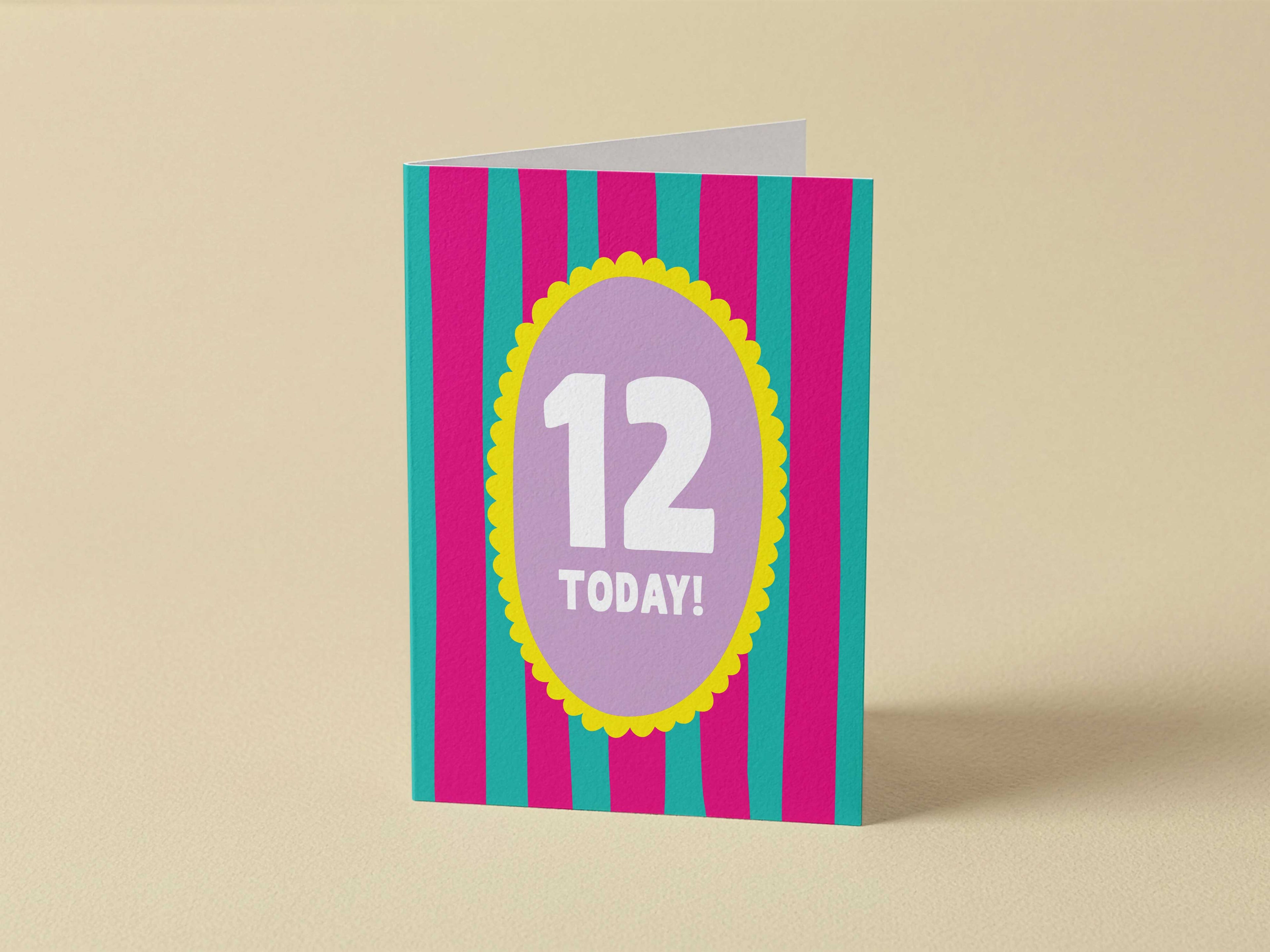 Girl Age 12 Card