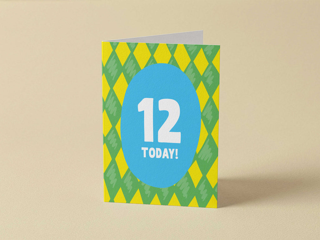 Boy Age 12 Card