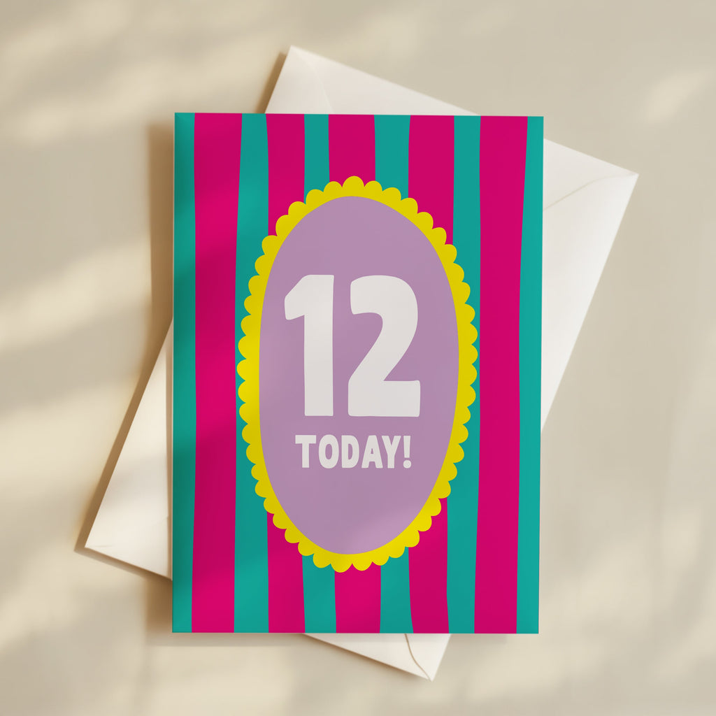 Girl Age 12 Card