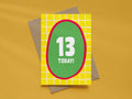Boy Age 13 Card