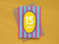 Girl Age 15 Card