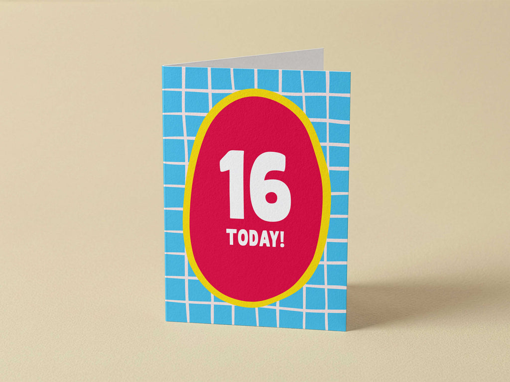 Boy Age 16 Card