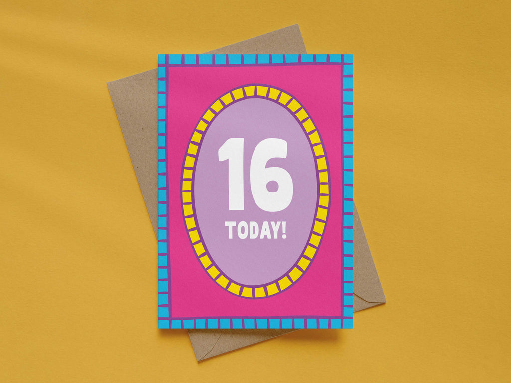 Girl Age 16 Card