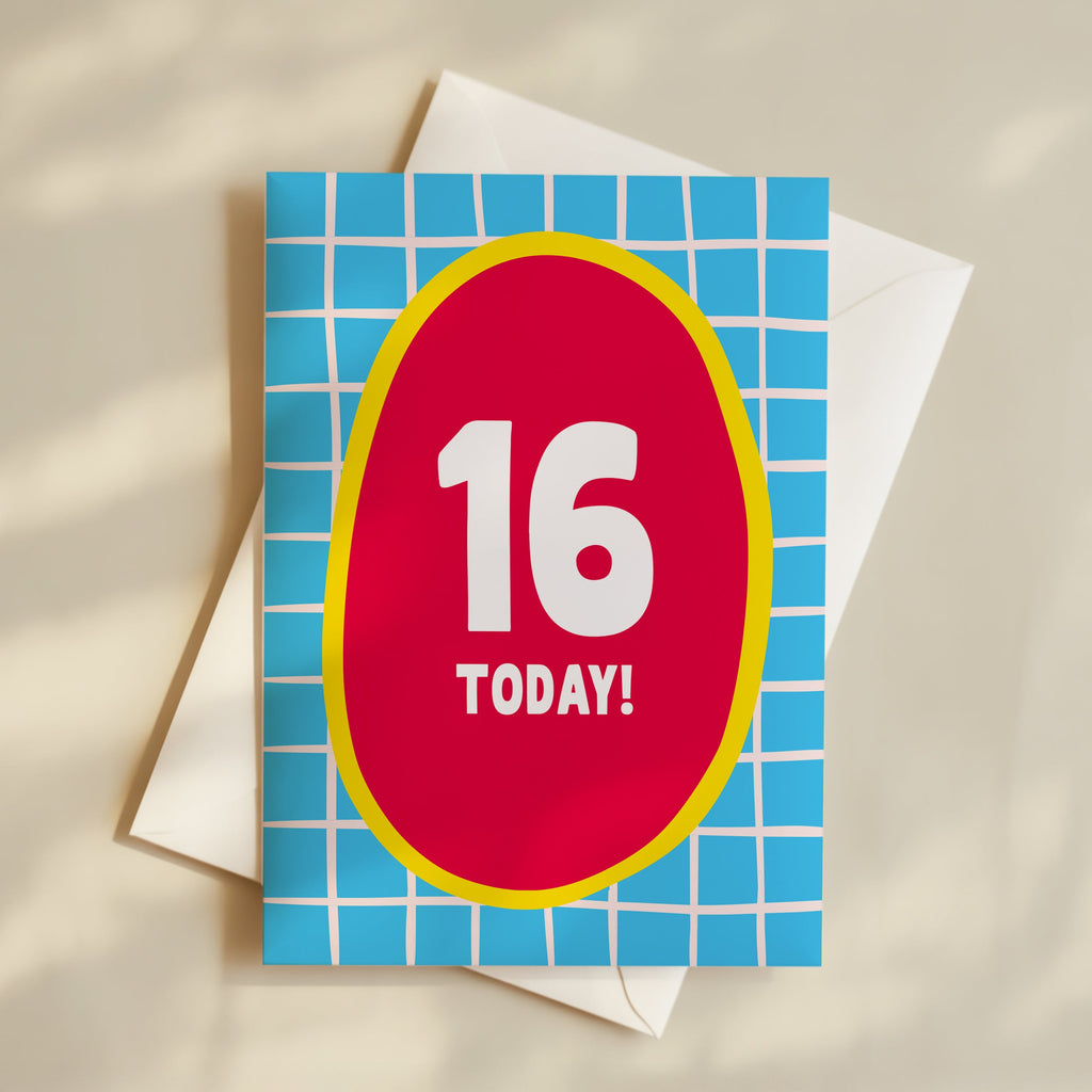 Boy Age 16 Card