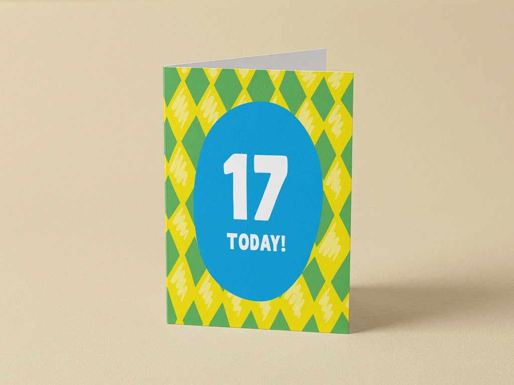 Boy Age 17 Card
