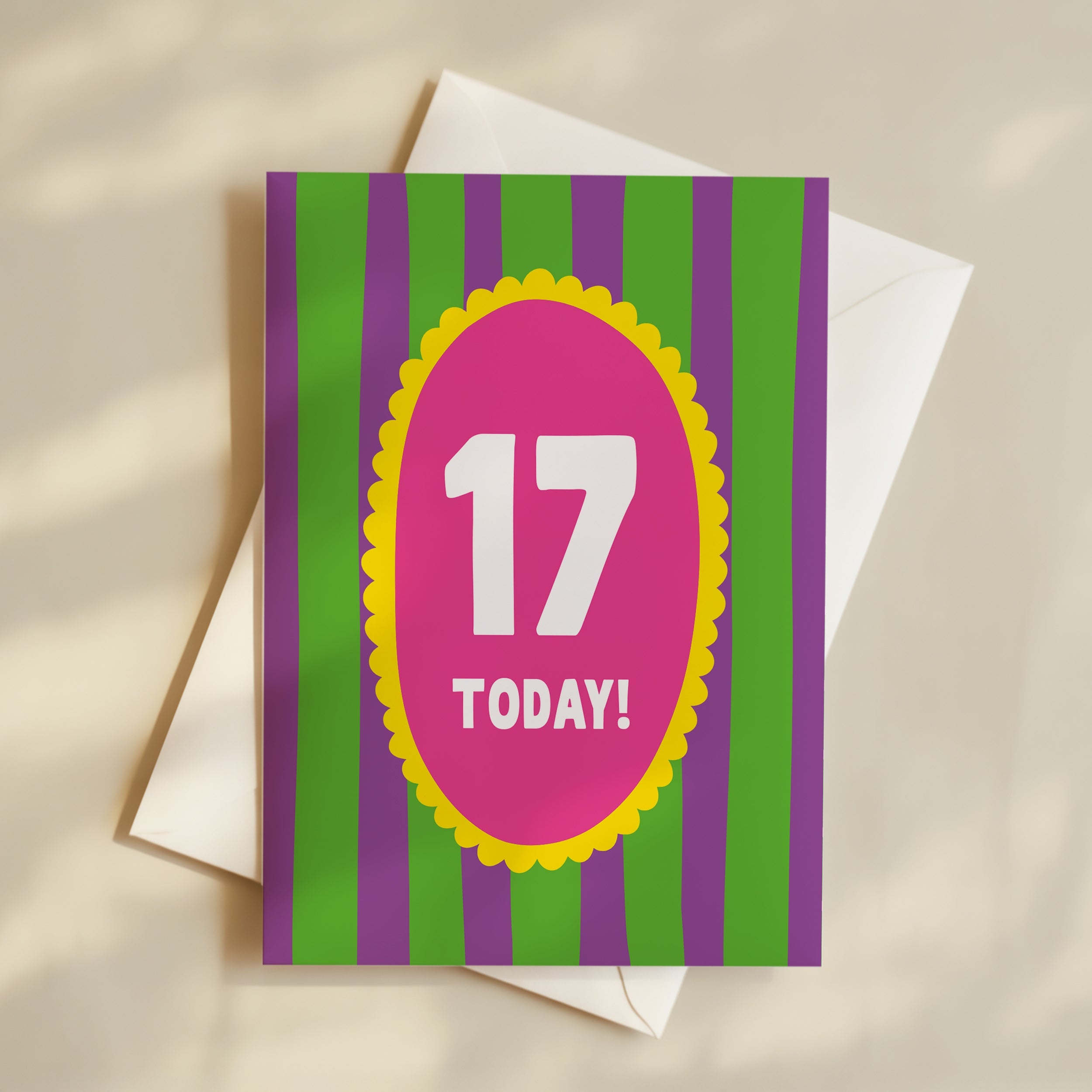 Girl Age 17 Card