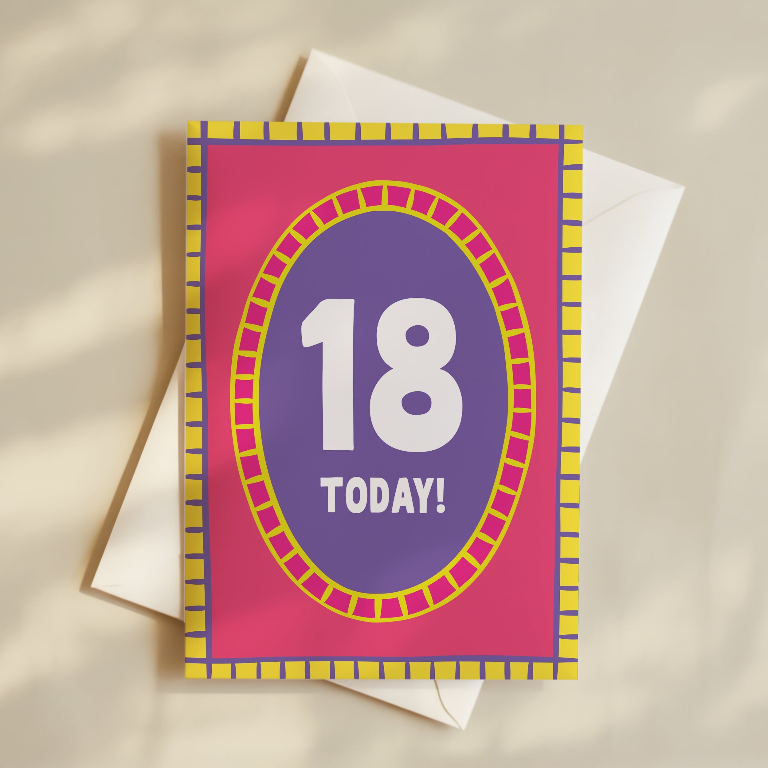 Girl Age 18 Card