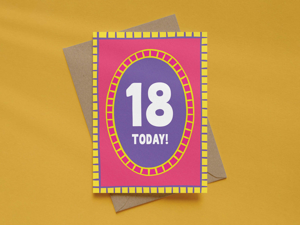 Girl Age 18 Card