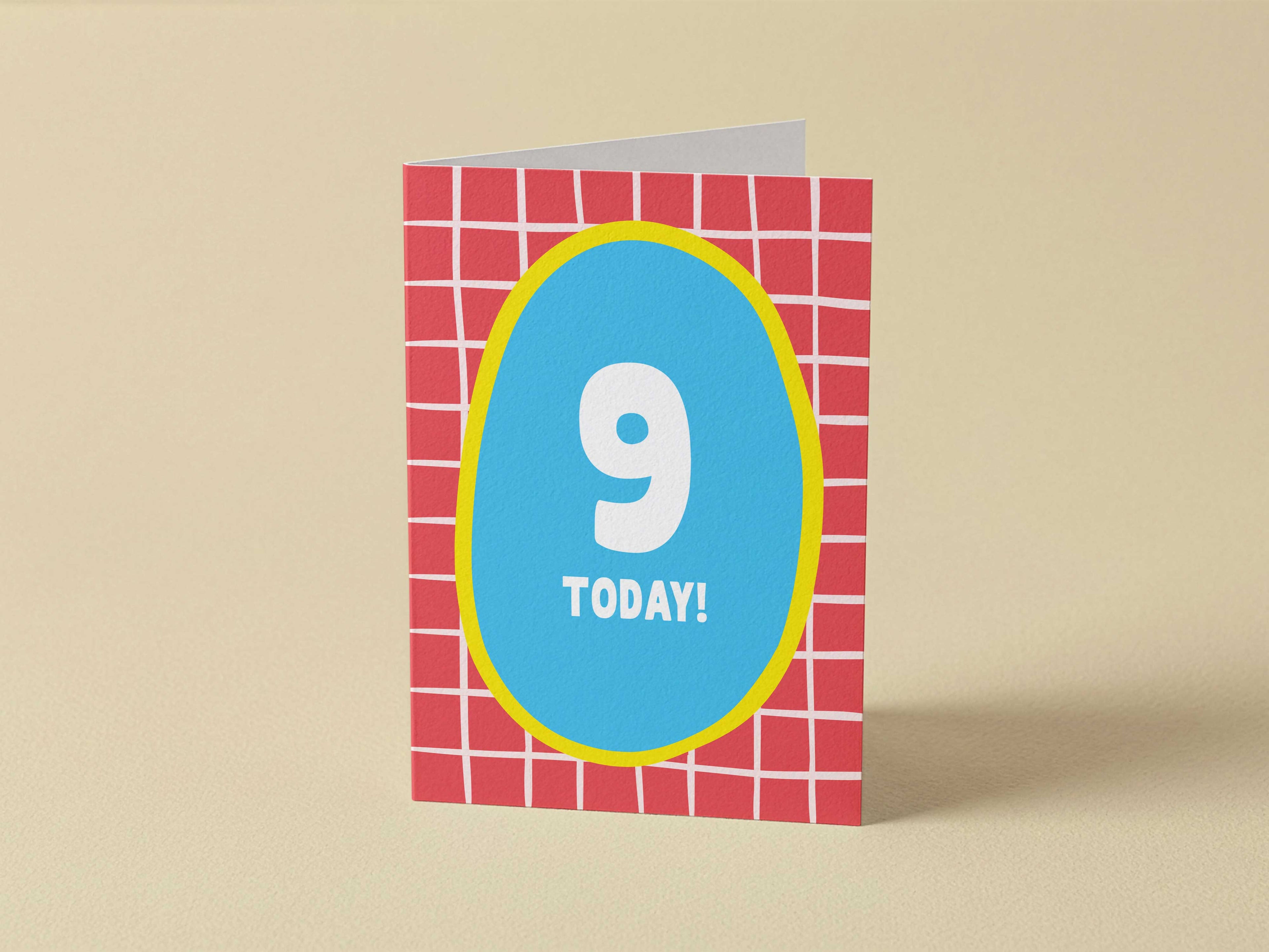Boy Age 9 Card