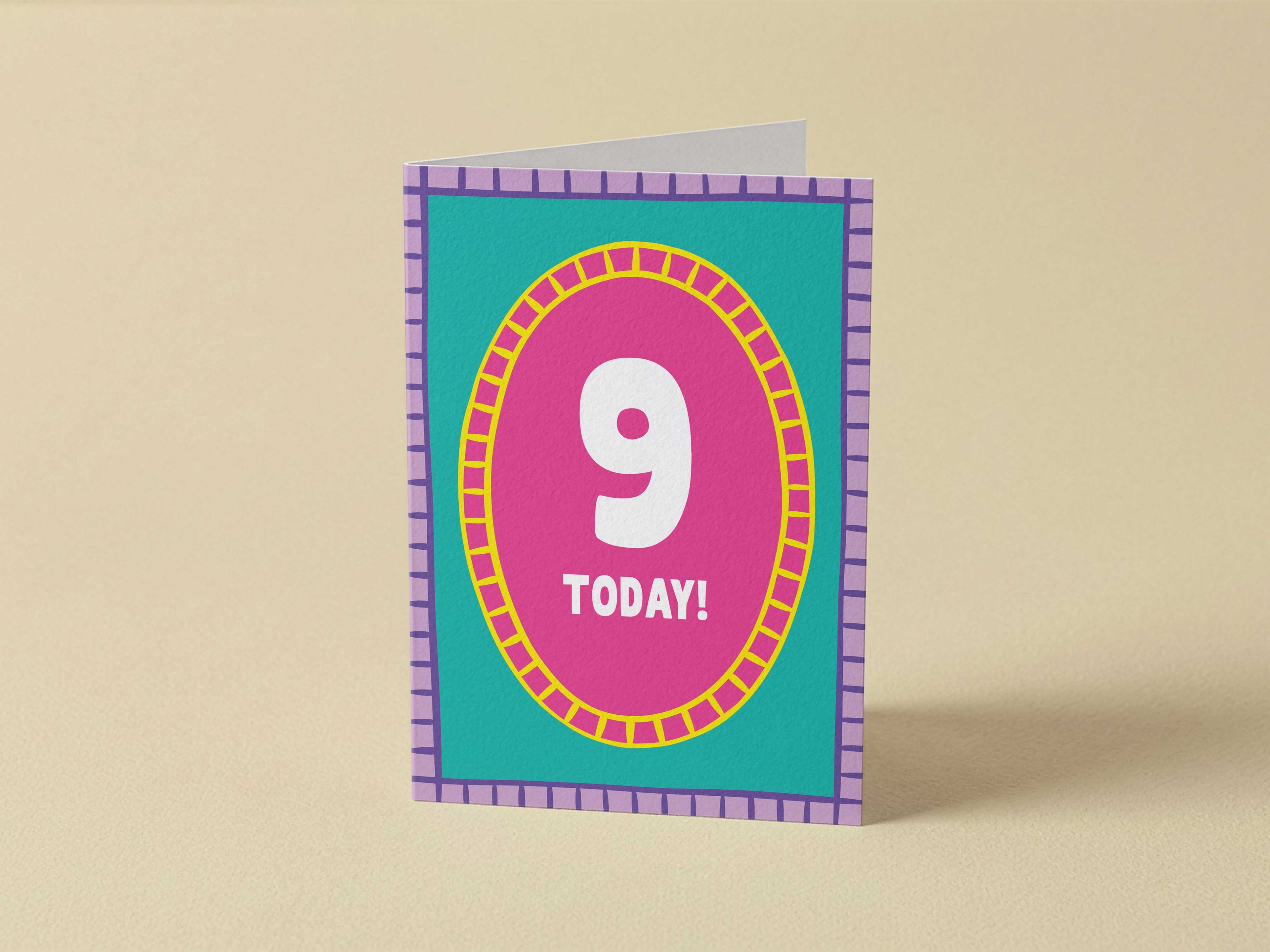Girl Age 9 Card