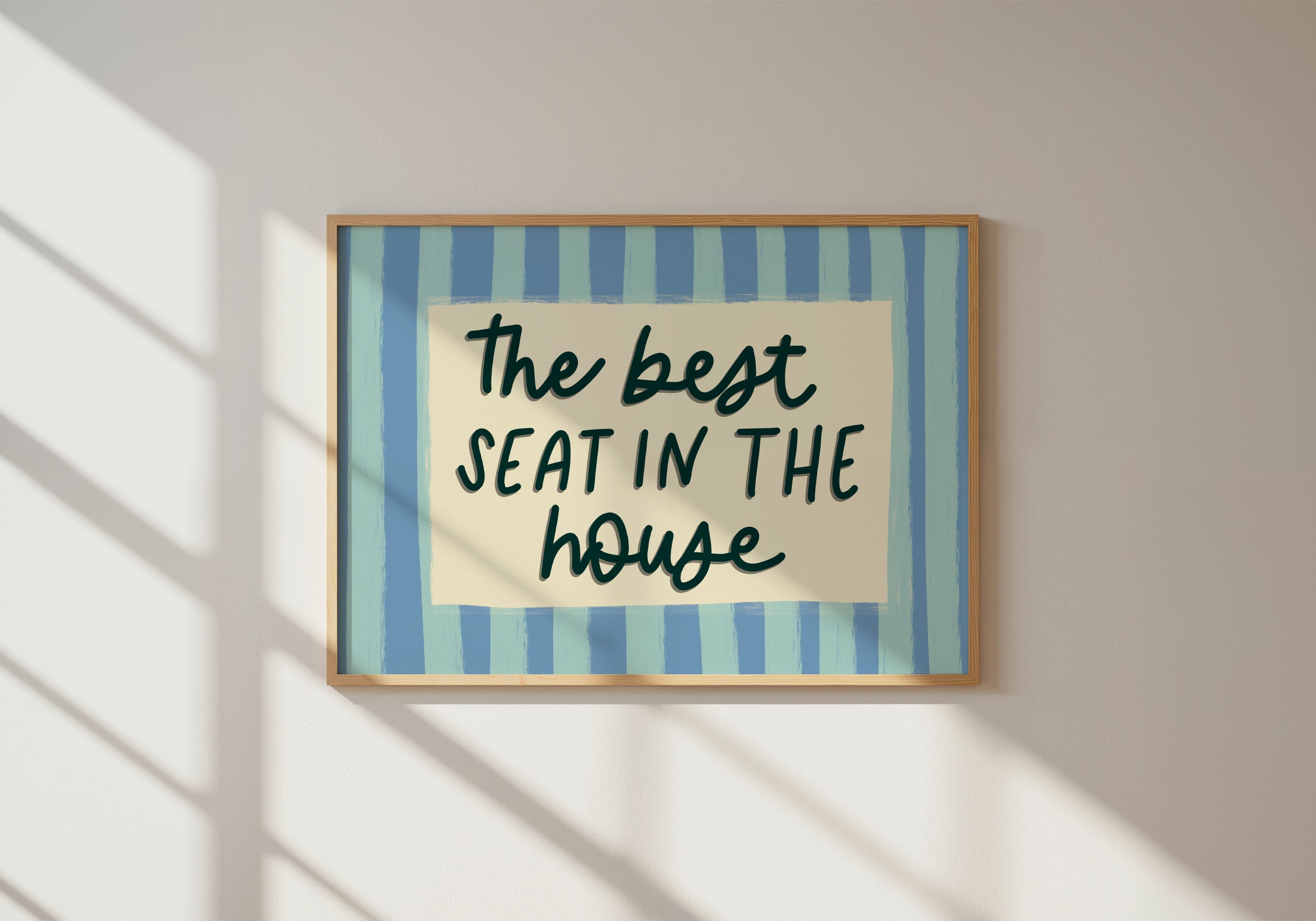 Best Seat in the House Print