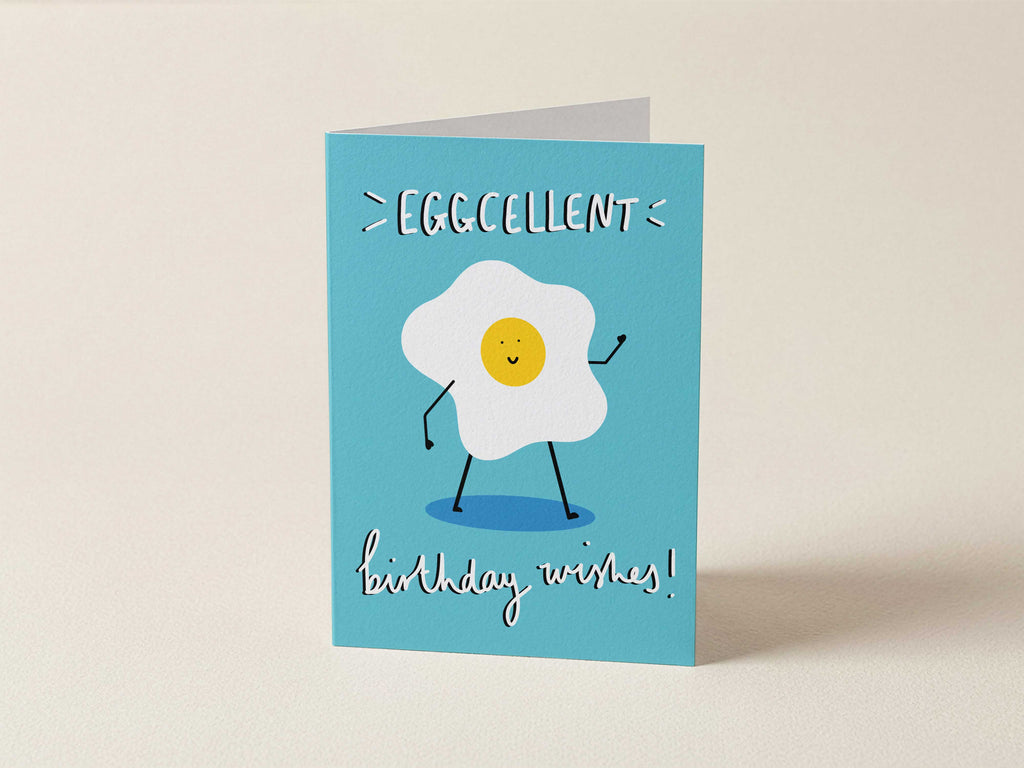 Eggcellent Funny Birthday Card