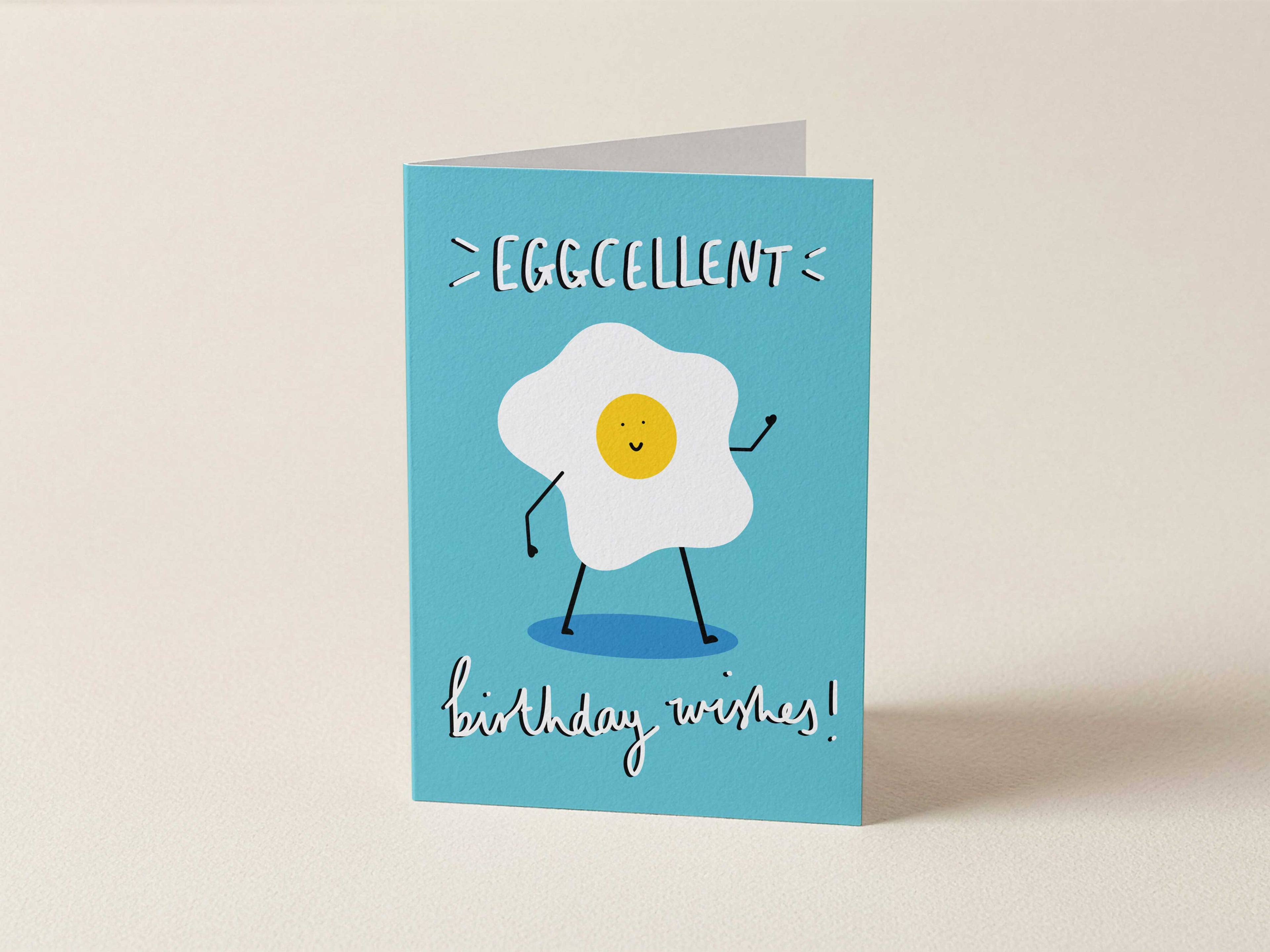 Eggcellent Funny Birthday Card