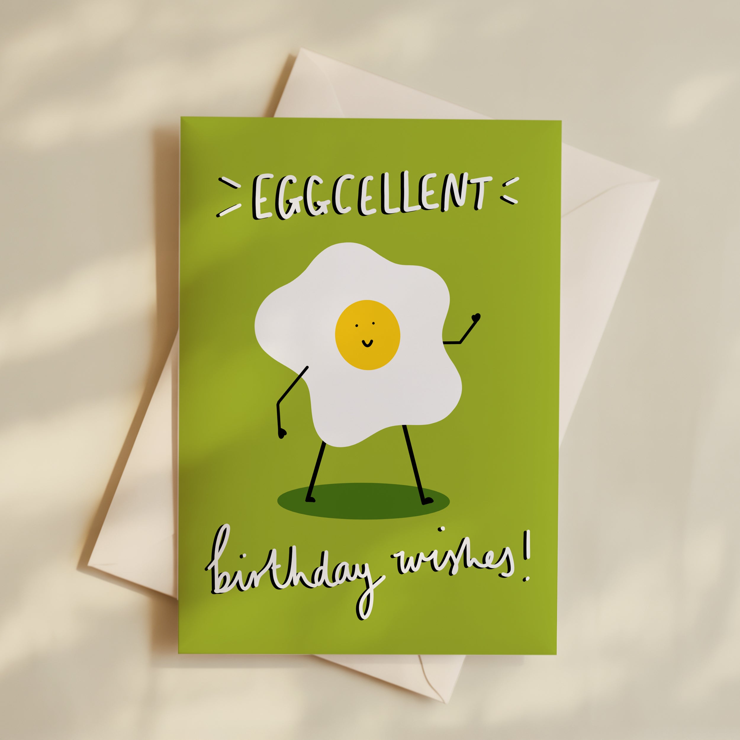 Eggcellent Funny Birthday Card
