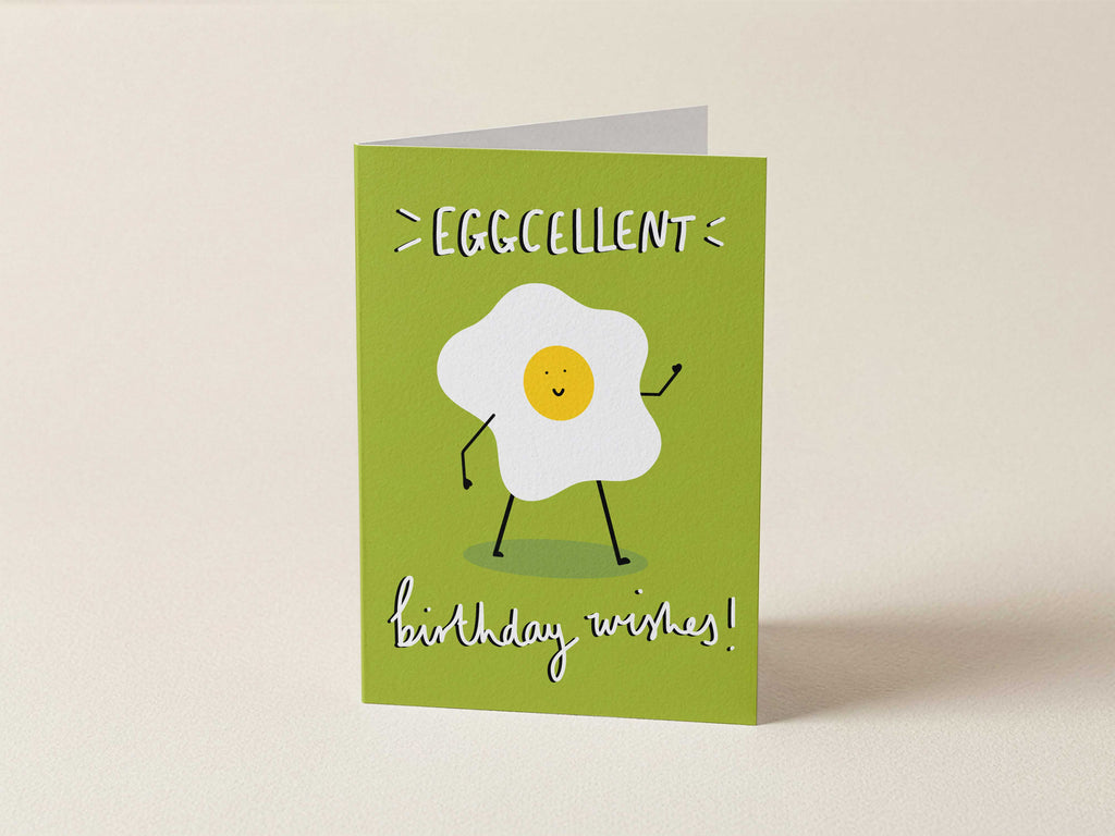Eggcellent Funny Birthday Card