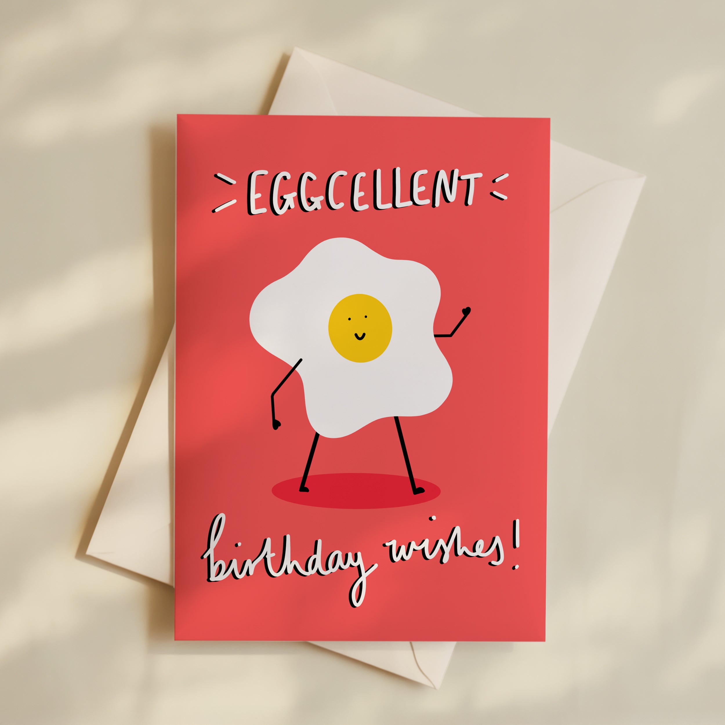 Eggcellent Funny Birthday Card