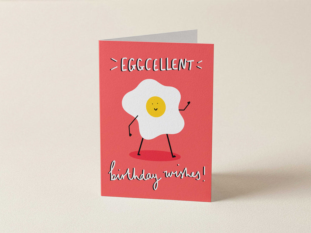 Eggcellent Funny Birthday Card