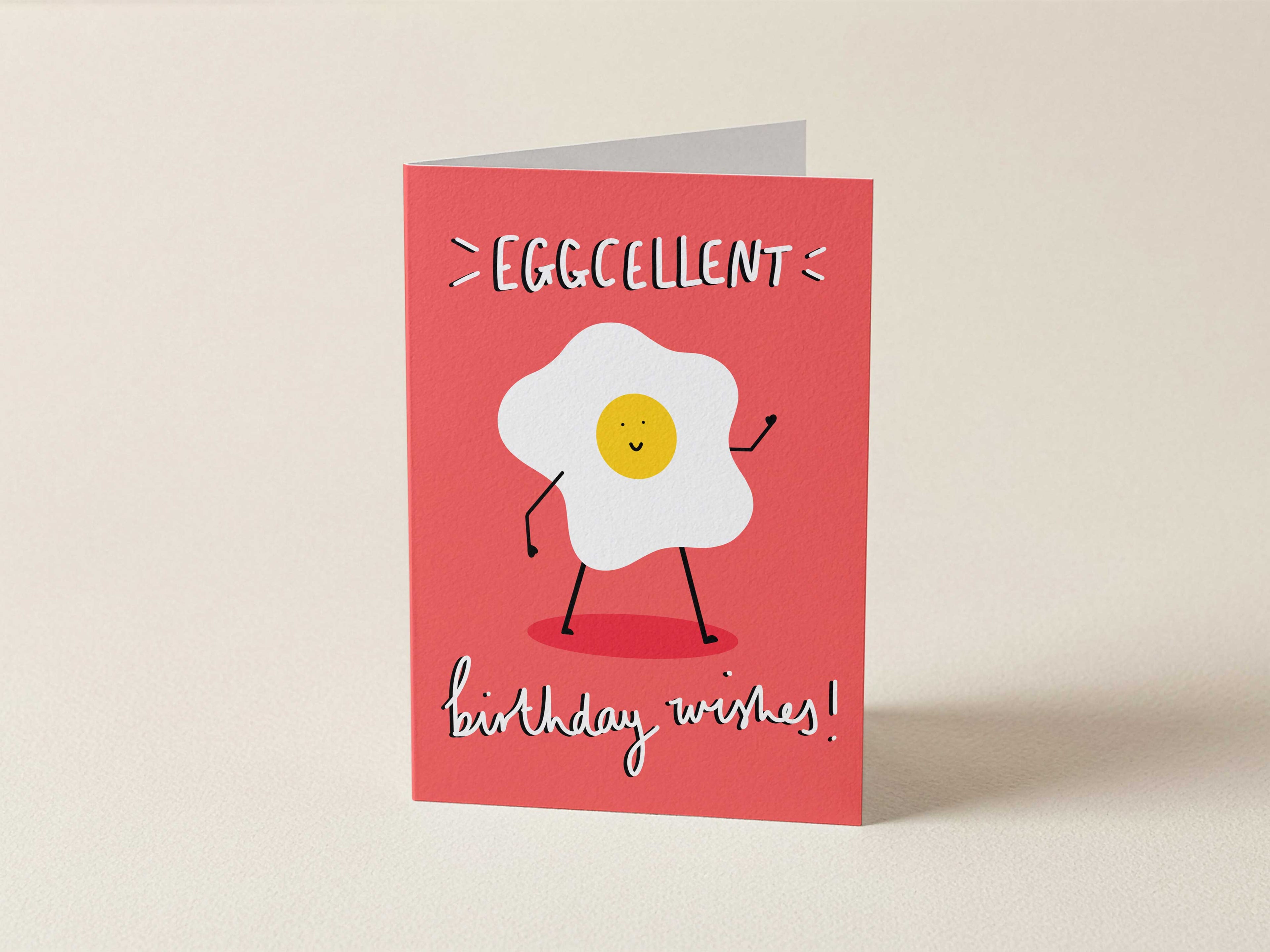 Eggcellent Funny Birthday Card