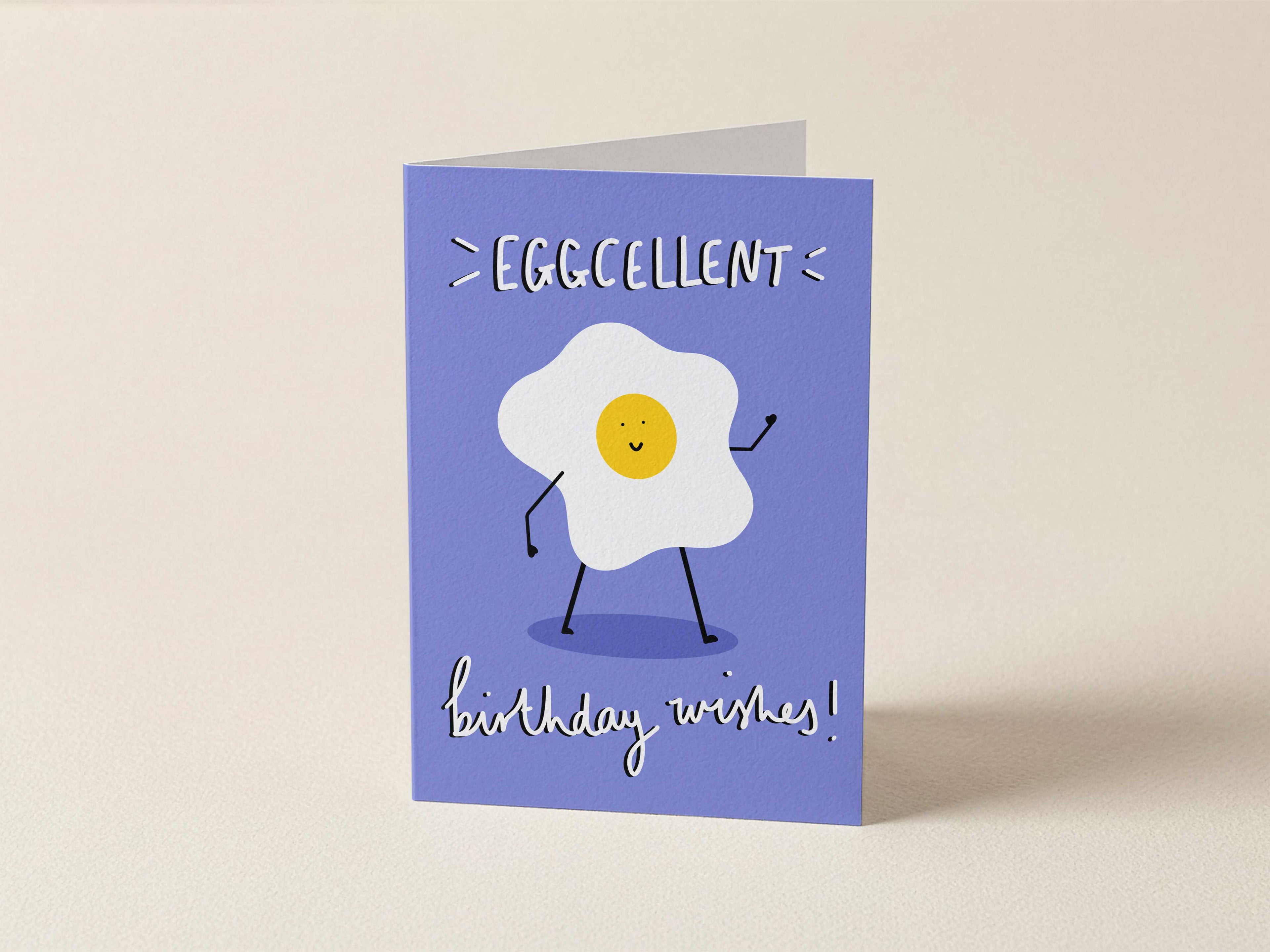 Eggcellent Funny Birthday Card