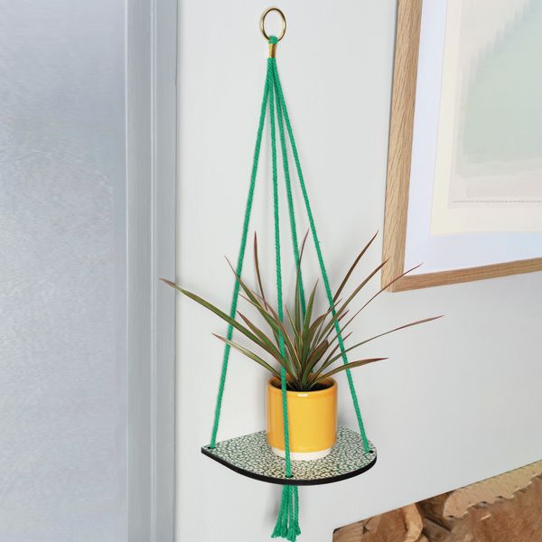 Hanging Plant Shelf - Forget Green