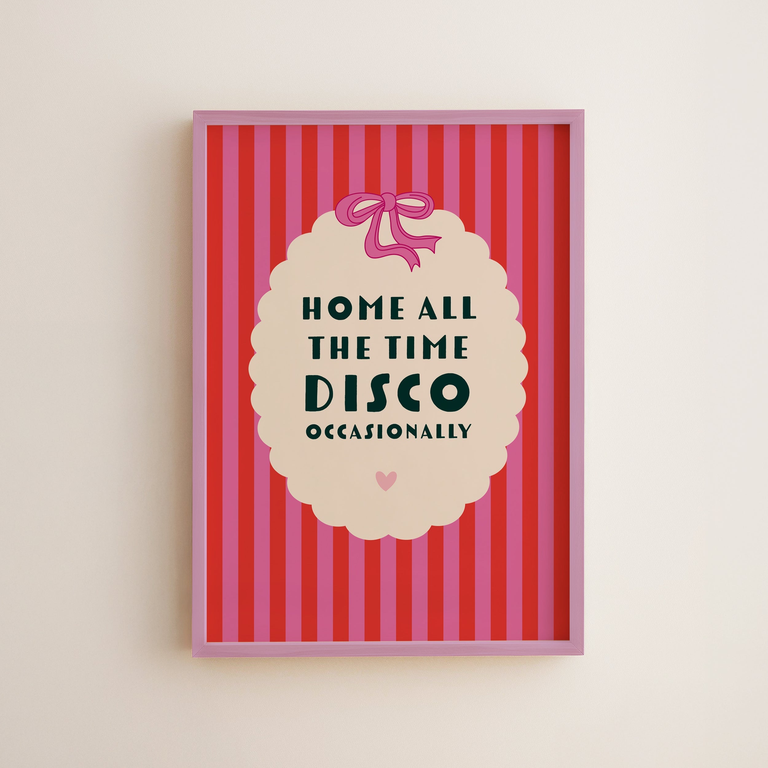 Home All The Time, Disco Occasionally Harry Styles Inspired Print