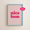Funny Nice Bum Bathroom Print