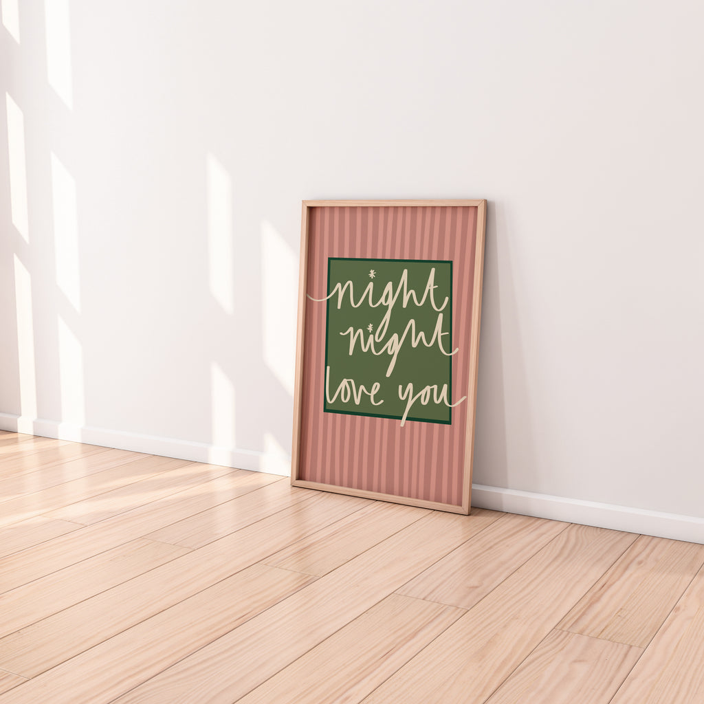 Night Love You Print