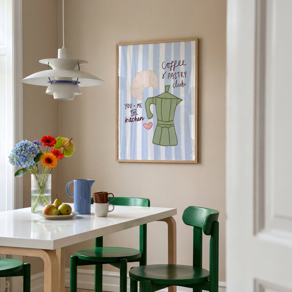 Coffee & Pastry Club Print