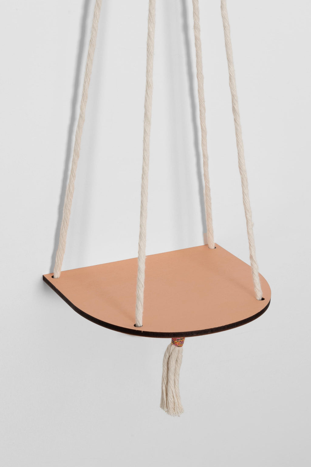 Hanging Plant Shelf - Pink Wash