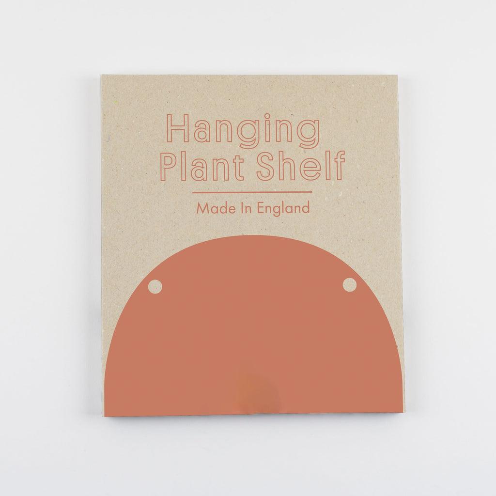 Hanging Plant Shelf - Pink Wash