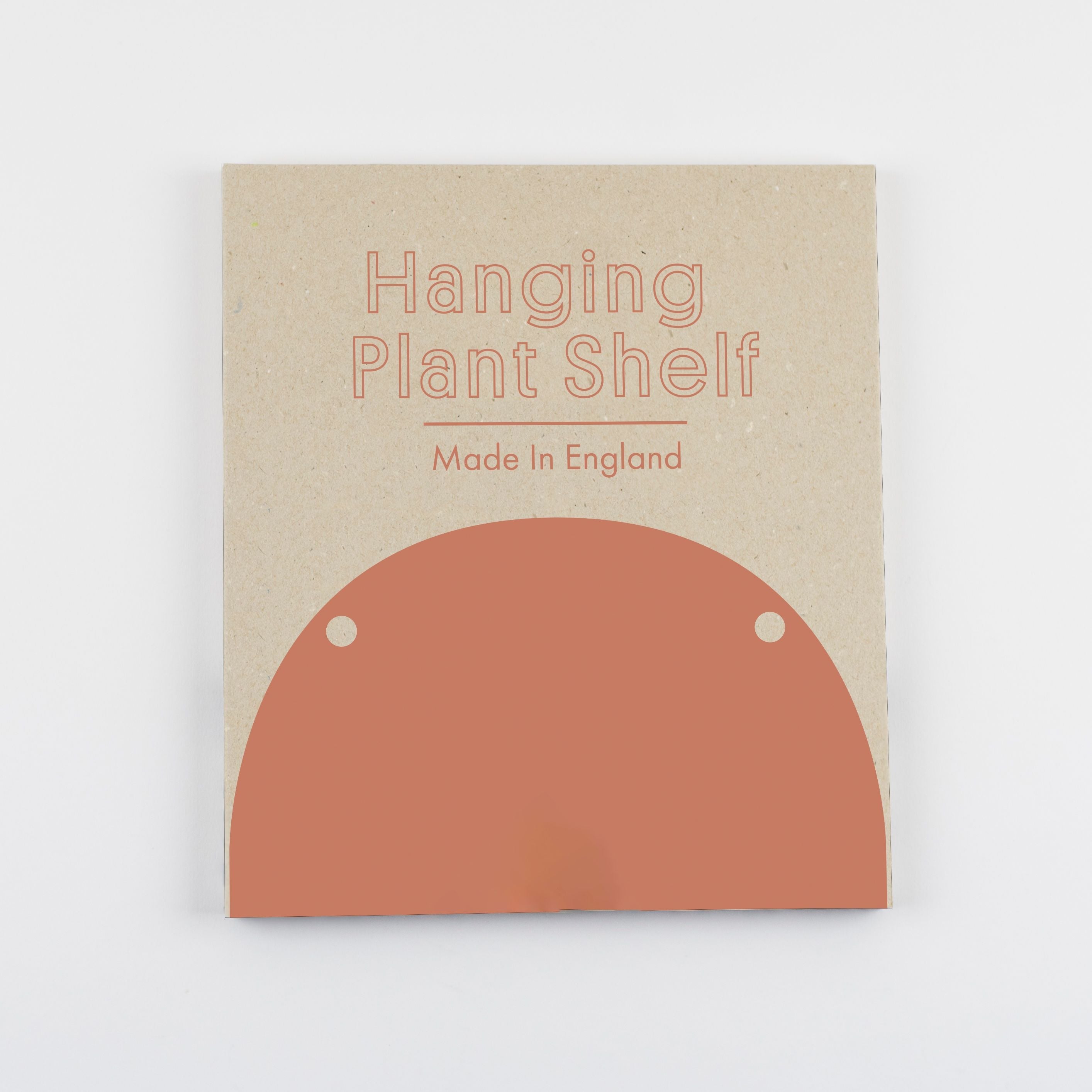 Hanging Plant Shelf - Pink Wash