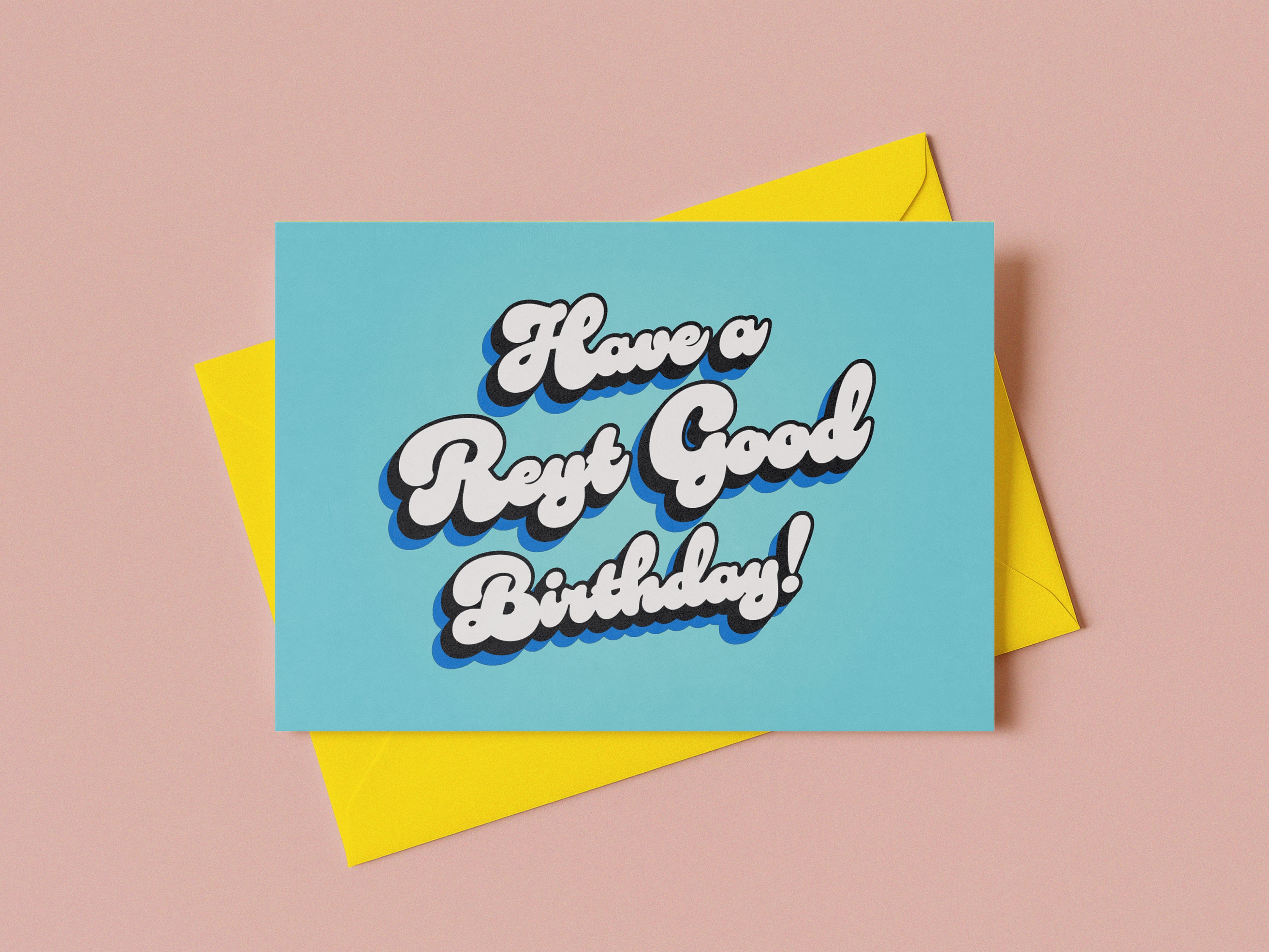 Reyt Good Birthday Blue Card