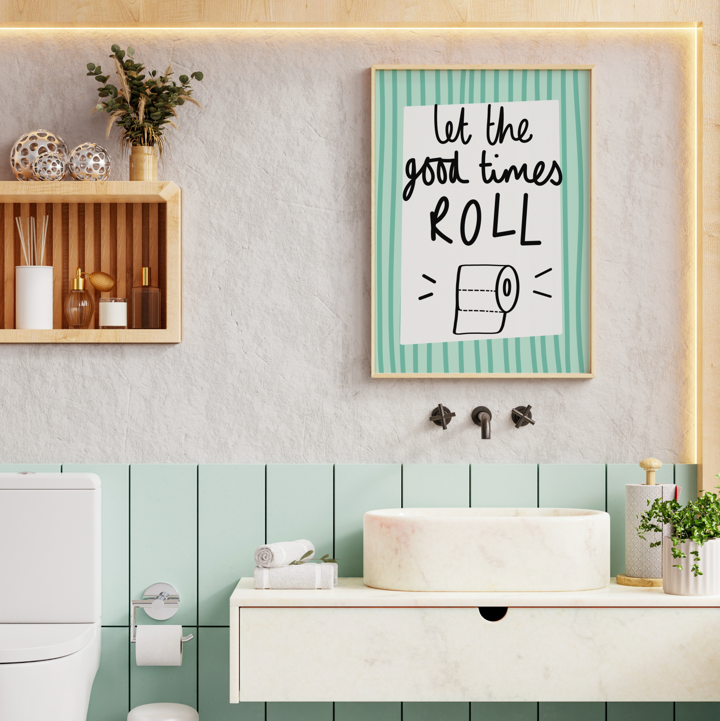 Let the Good Times Roll Print