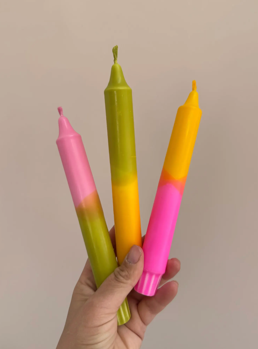 Ombré Dipped Candle