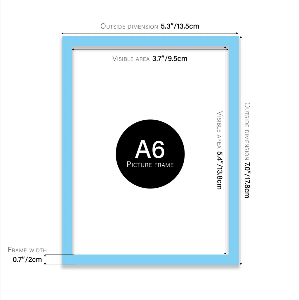 Light Blue Picture Frame