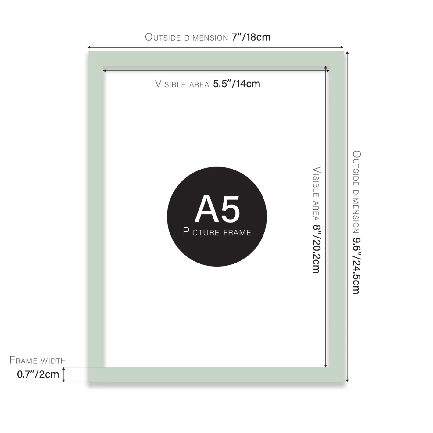 Mint Green Picture Frame
