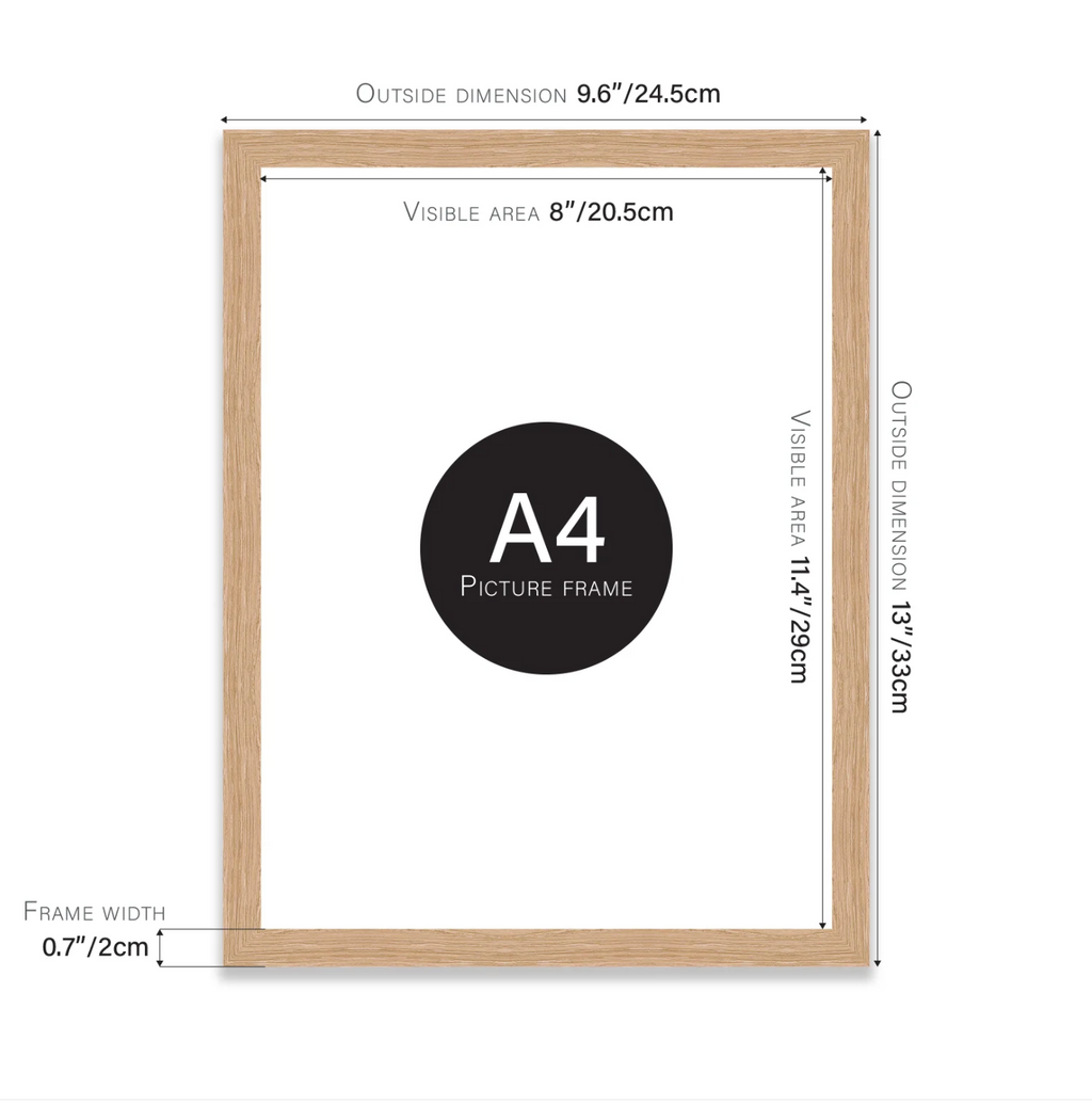 Oak Picture Frame