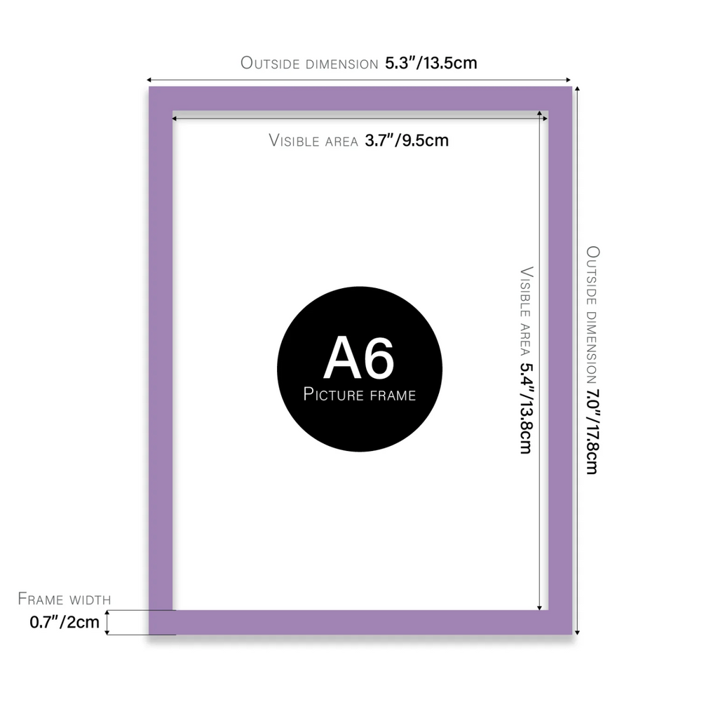 Purple Picture Frame