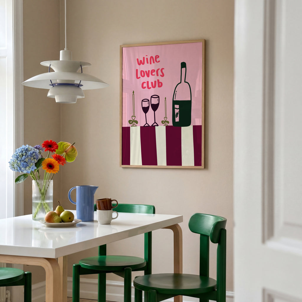 Wine Lovers Club Print